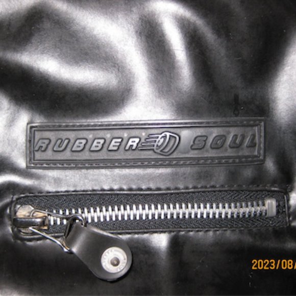 RUBBER SOUL 'Biker' Vest- M 'Black' (BRAND NEW /wot) SUPER RARE! 'Unisex' - Picture 7 of 16